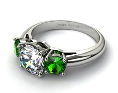 Sidestone rings (c) jamesallens promise rings for your girlfriend